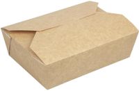 Colpac Recyclebare Kraft Magnetronbestendige Voedseldozen 1950ml (200 Stuks) - Colpac FA365