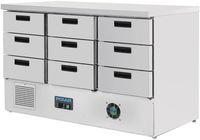 Polar G-Serie Koelwerkbank Met 9 Lades 368l, Polar FA441