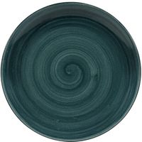 Churchill Stonecast Patina Rustic Teal Evolve Coupe Bord 26 cm Pak van 12 - FA590