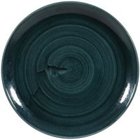 Churchill Stonecast Patina Rustic Teal Evolve Coupe Bord 28.6 cm Pak van 12 - FA591