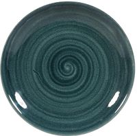 Churchill Stonecast Patina Rustic Teal Evolve Coupe Bord 16.5 cm Pak van 12 - FA593