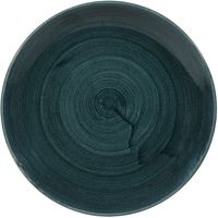 Churchill Stonecast Patina Rustic Teal Evolve Coupe Bord 22 cm Pak van 12 - FA594