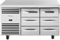 True Koelwerkbank met Laden Tcr1/2 - TCR1/2-CL-SS-3D-3D