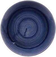 Churchill Stonecast Patina Cobalt Blue Evolve Coupe Bord 26 cm Pak van 12 - FC168