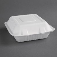 Fiesta Green Composteerbare Bagasse Voedseldozen (200 Stuks), Fiesta Green FC525