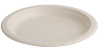 Fiesta Green Composteerbare Bagasse Borden Rond Ongekleurd (50 Stuks), Fiesta Green FC545
