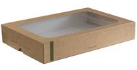 Vegware Composteerbare Sandwichboxen Met Deksel Groot (25 Stuks), Vegware FD387