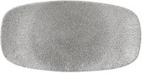 Churchill Raku Jasper Grey Chefs Ovaal Bord 29.8 X 15.2 cm Pak van 12 - FD883
