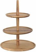 Olympia Acaciahouten Etagère 305(Ø) X 395(h)mm, Olympia FE152