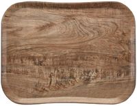 Cambro Century Dienblad Licht Olijfhout Dessin 33 X 43cm | Fe483