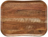 Cambro Century Dienblad Bruin Eiken Dessin 36 X 46cm | Fe487