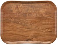 Cambro Century Dienblad Bruin Olijfhout Dessin 36 X 46cm, Gastronoble Fe490