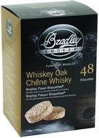 Bradley FE643 Food Smoker Whiskey Oak Flavour Bisquette (48 Pack)