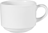 Churchill White Stapelbaar Kopje 227 Ml Pak van 12 - FF635