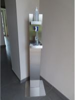 Desinfectiezuil met schappen | FN986