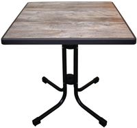 Limburg Vintage Opklapbare Terrastafel 70 X 70cm | Houtlook | Fn993