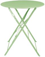 Bolero Stalen Klaptafel Rond Lichtgroen 595mm - Bolero FT272
