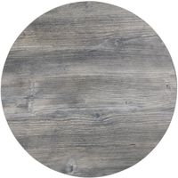 Bolero Rond Melamine Tafelblad Essenhout Effect Voorgeboord 60cm - Bolero FT292