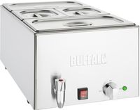 Buffalo Bain Marie Met Kraan En Pannen - FT692