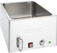 Buffalo Bain-Marie Met Kraan Zonder Bakken - Buffalo FT694