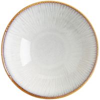 Olympia Drift Grijze Coupéschalen met Reliëf, 205 mm (pak van 4) - FU198