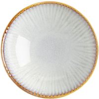 Olympia Drift Grijze Coupéschalen met Reliëf, 155 mm (pak van 6) - FU199