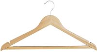 Bolero Natuurlijke Houten Hangers (pak van 10) - FU399