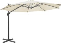 Bolero Venice Heavy Duty Parasol Crème 3 5m - FU507