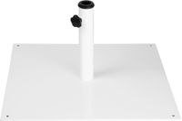 Bolero Platte Metalen Parasolvoet Wit 18kg - FU510