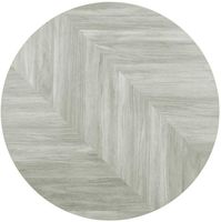 Bolero Voorgeboord Rond Tafelblad Chevron Design 600mm - FU511