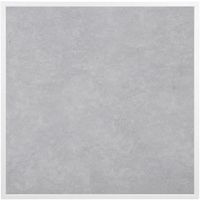 Bolero Tafelblad van Gehard Glas met Lichtgrijs Steeneffect en Witte Rand 700 mm voor Buiten - FU514