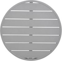 Bolero Aluminium Tafelblad Rond Lichtgrijs 580mm - Bolero FX038