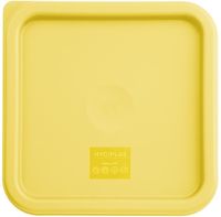 Hygiplas Vierkant Deksel voor Vershouddozen - Geel - Groot - FX138