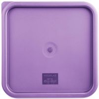 Hygiplas Vierkant Deksel voor Vershouddozen - Paars - Groot - FX145