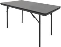 Bolero ABS rechthoekige inklapbare tafel 1,22m | GC594