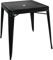 Bolero Vierkante Bistro Tafel Zwart 66cm - Bolero GC867