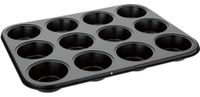 Koolstofstalen Antikleef Bakvorm | 12 Muffins | Vogue | GD011