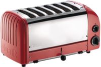 Dualit Vario broodrooster | 6 sleuven | rood | 60154 | GD395