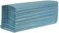 Jantex C-gevouwen handdoeken blauw 15 pakken | GD832