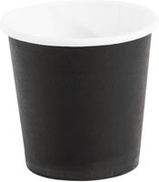 Fiesta wegwerp zwarte espresso kopjes 11cl x1000 | GF018
