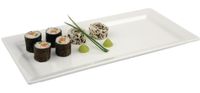 Melamine rechthoekige schaal | wit | 35,5x18cm | GF158