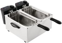 Caterlite dubbele friteuse voor licht gebruik 2x 3,5L | GG199