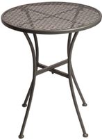Bolero ronde stalen bistro tafel grijs 60cm | GG703