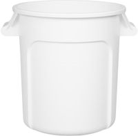 Ronde Voorraadcontainer | Wit | 38 liter | Vogue | GG792