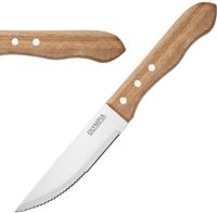 Olympia jumbo steakmes met houten heft 25cm | GG819