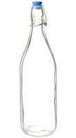 Olympia glazen waterfles 1 liter - 6 stuks - GG930