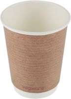 Vegware 89-serie dubbelwandige bekers composteerbaar 340ml (500 stuks) | GH021