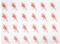 Vetvrij hamburger papier | rood | GH036