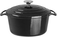 Ronde Braadpan | 4  liter | Zwart | Vogue | GH301