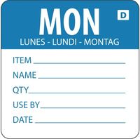 Oplosbare Voedseletiketten Daglabels | Maandag Blauw | Vogue | GH351